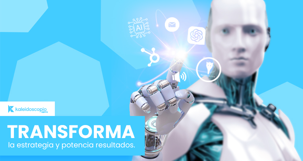 Inteligencia artificial, relaciones públicas, PR, tecnología, análisis de datos, automatización, personalización, Kaleidoscopio.